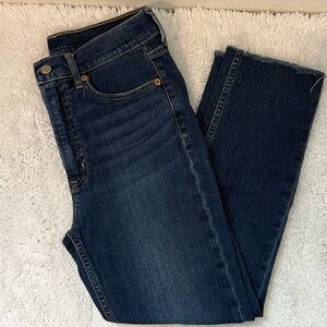 GAP Dark Blue Vintage Slim High Rise Women's Jeans